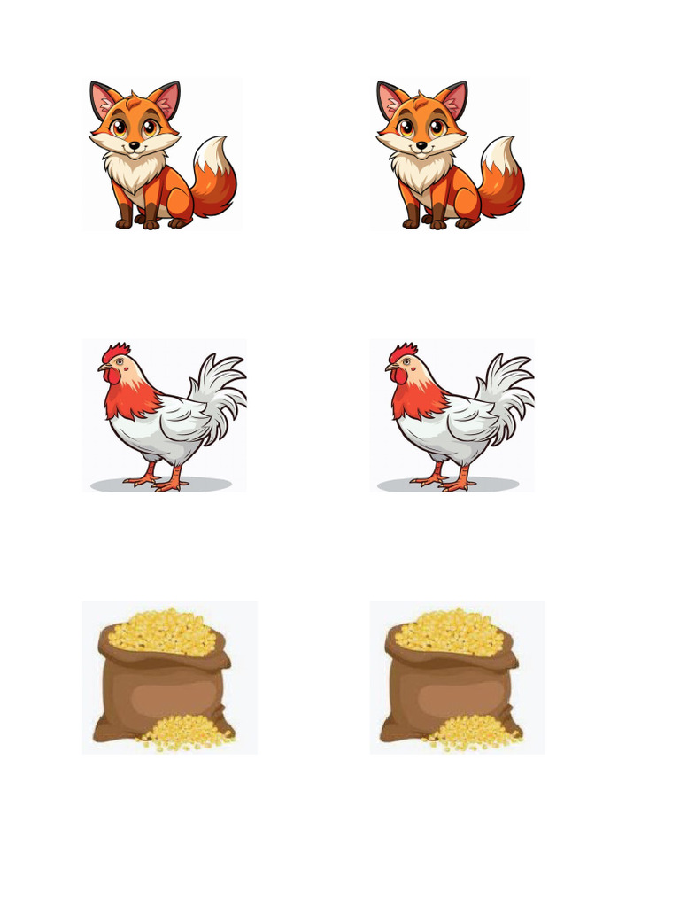 Logic Puzzles - Fox, Chicken, Corn Counters | PDF