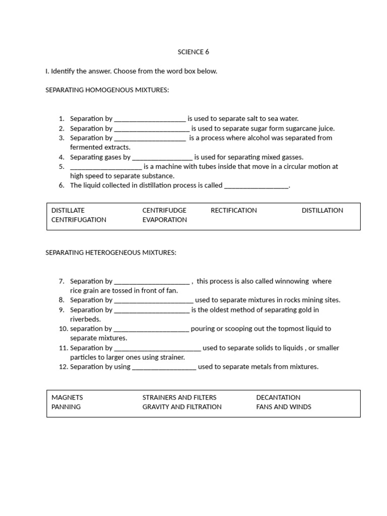 Science 6 | PDF