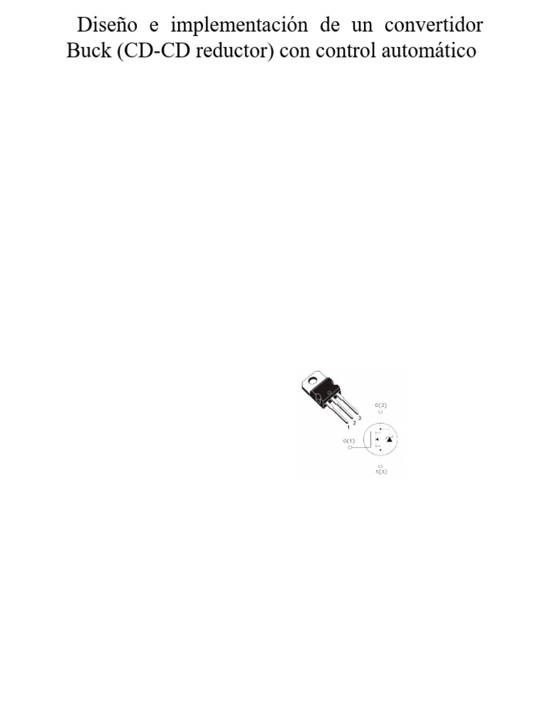 Convertidor Buck con Control PID y Arduino | PDF | Electrónica | Red ...