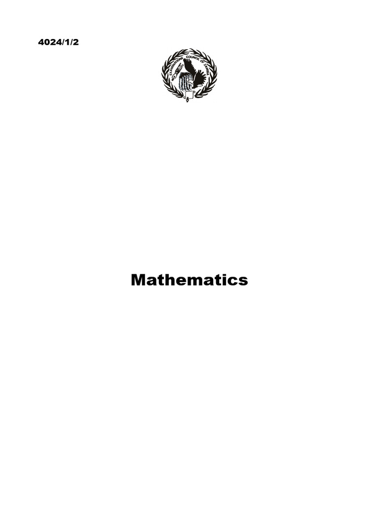 Mathematics 12 | PDF | Area | Mathematics