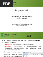 Construtores em Java: Tipos e Práticas | PDF | Programação orientada a ...