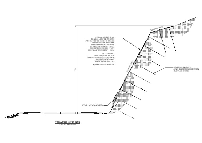 Active Protection System Cross Section Detail | PDF | Mechanical ...