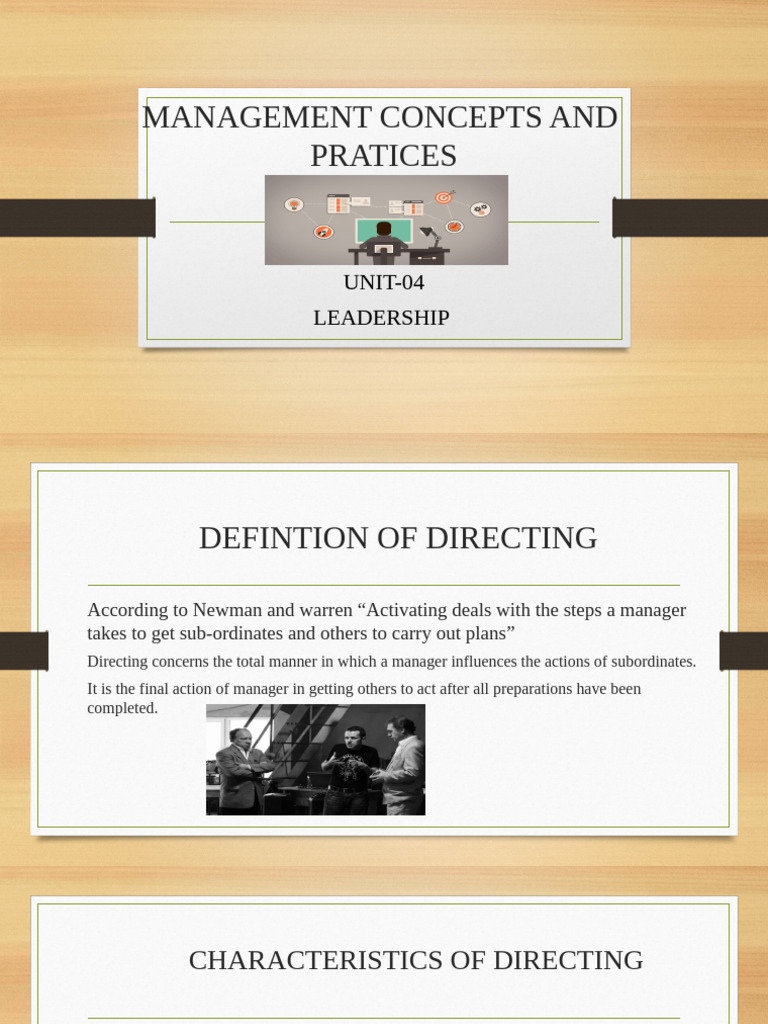 MANAGEMENT CONCEPTS AND PRATICES Chapter 04 | PDF | Job Satisfaction ...