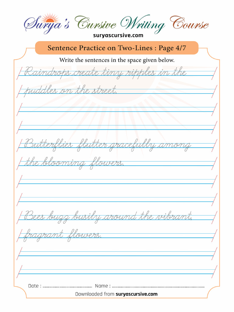 2L Sentences Page 4 | PDF