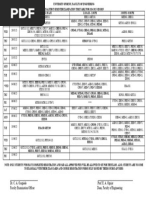 Updated 2019-2020 Second Semester Exam Timetable | PDF | Academia