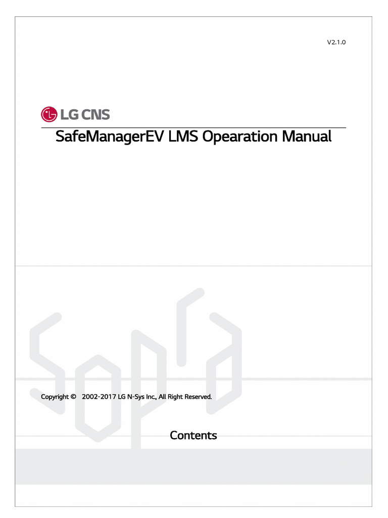 SafeManagerEV LMS Operation Guide | PDF | World Wide Web | Internet & Web