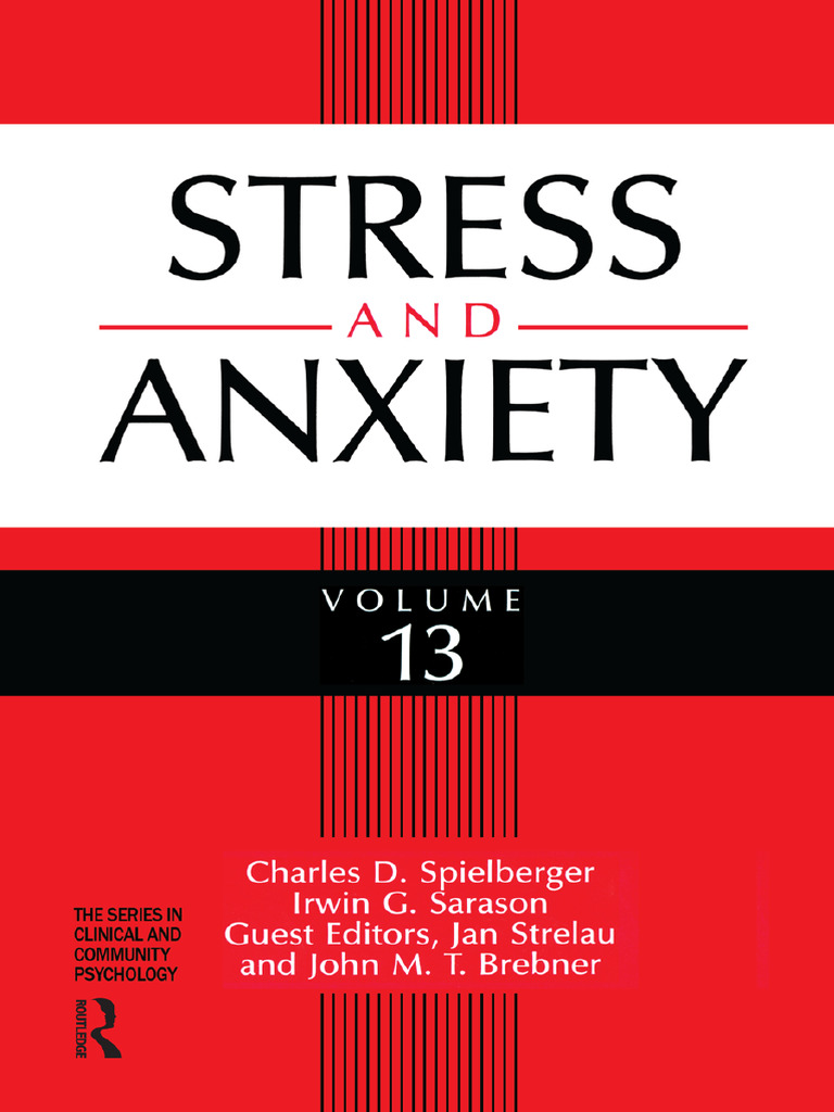 Stress and Anxiety: Volume 13 Insights | PDF | Emotions | Stress (Biology)