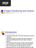 Project Monitoring and Control Autosaved