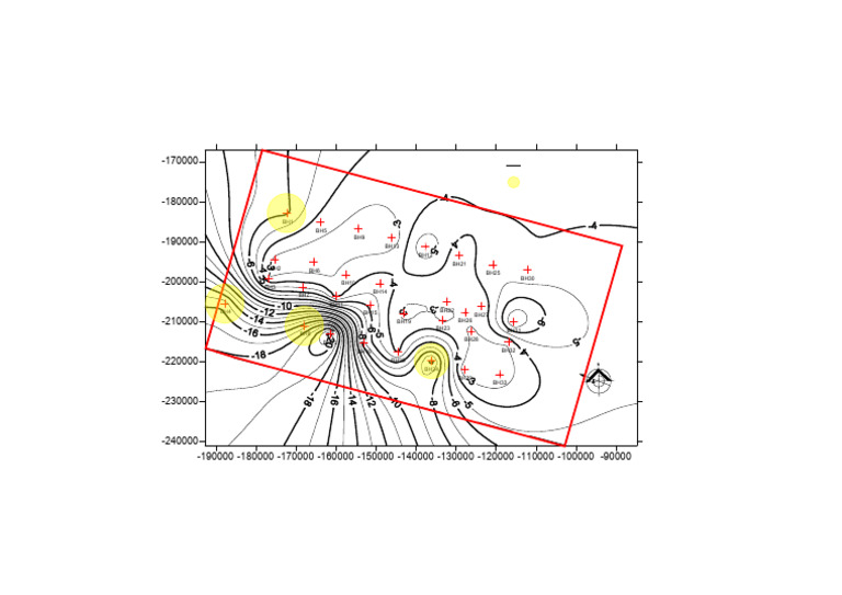 Rock Contour and Cavity Area Analysis | PDF