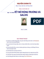 Lý thuyết mở rộng trường và Galois