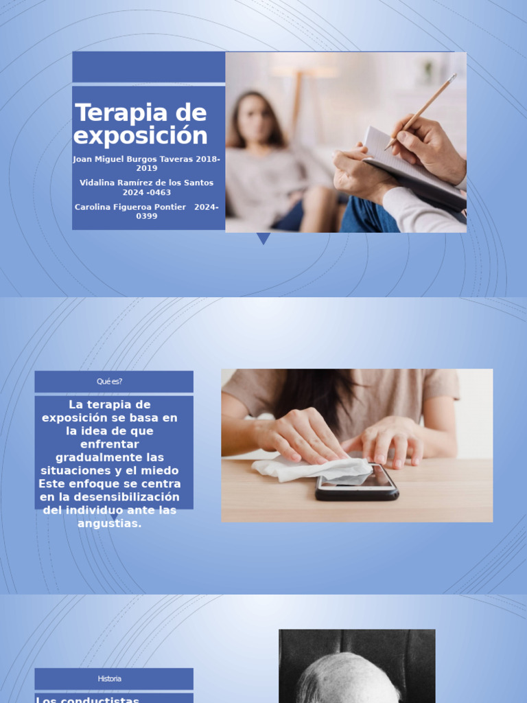 Terapia de Exposición | PDF | Desorden obsesivo compulsivo ...
