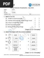 Grade 1 Term 2 Math Exam PDF | PDF