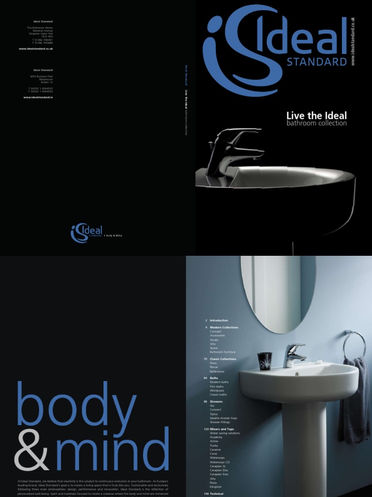 Bathroom Suites by Ideal Standard Live the Ideal Brochure 2010
