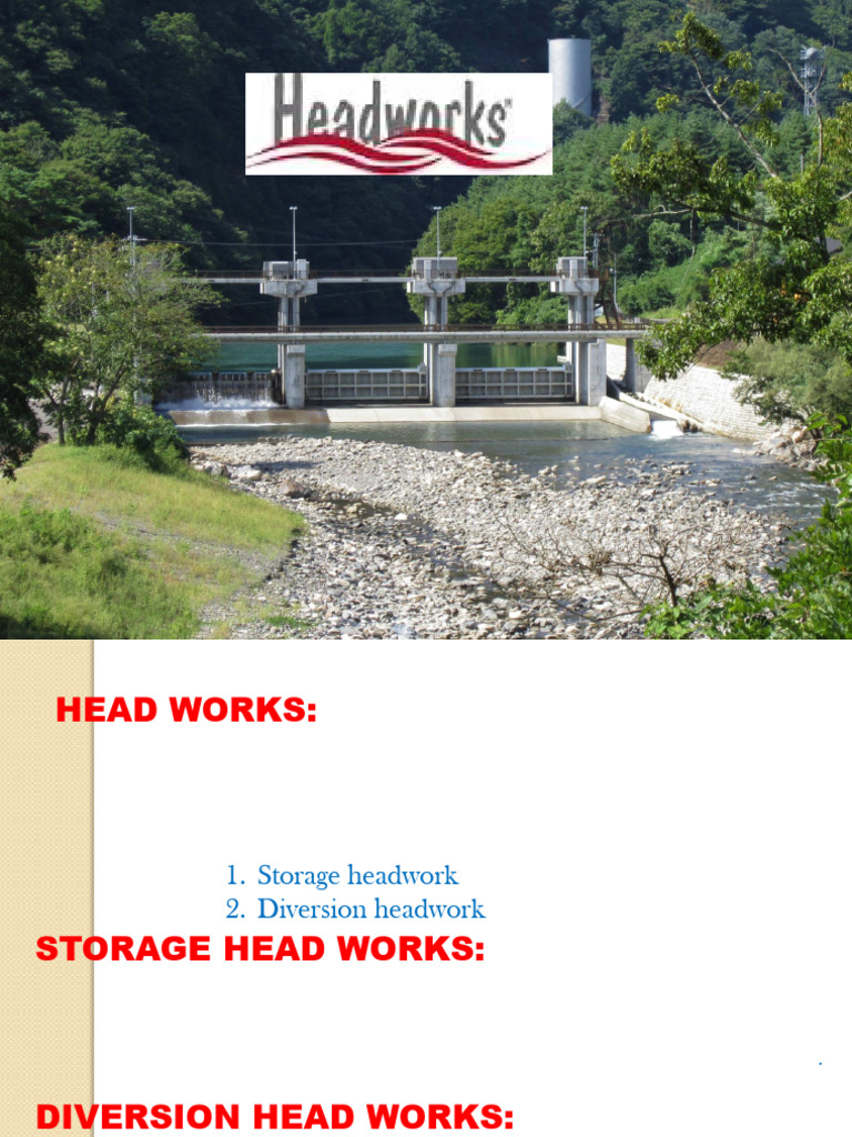 Head Works | PDF | Dam | River