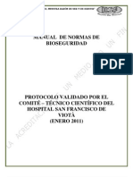 Manual de Normas de Bioseguridad HSF