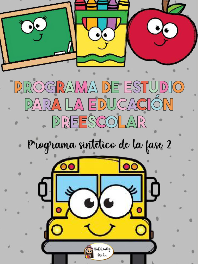 Programa de Estudio para La Educación Preescolar | PDF | Aprendizaje ...