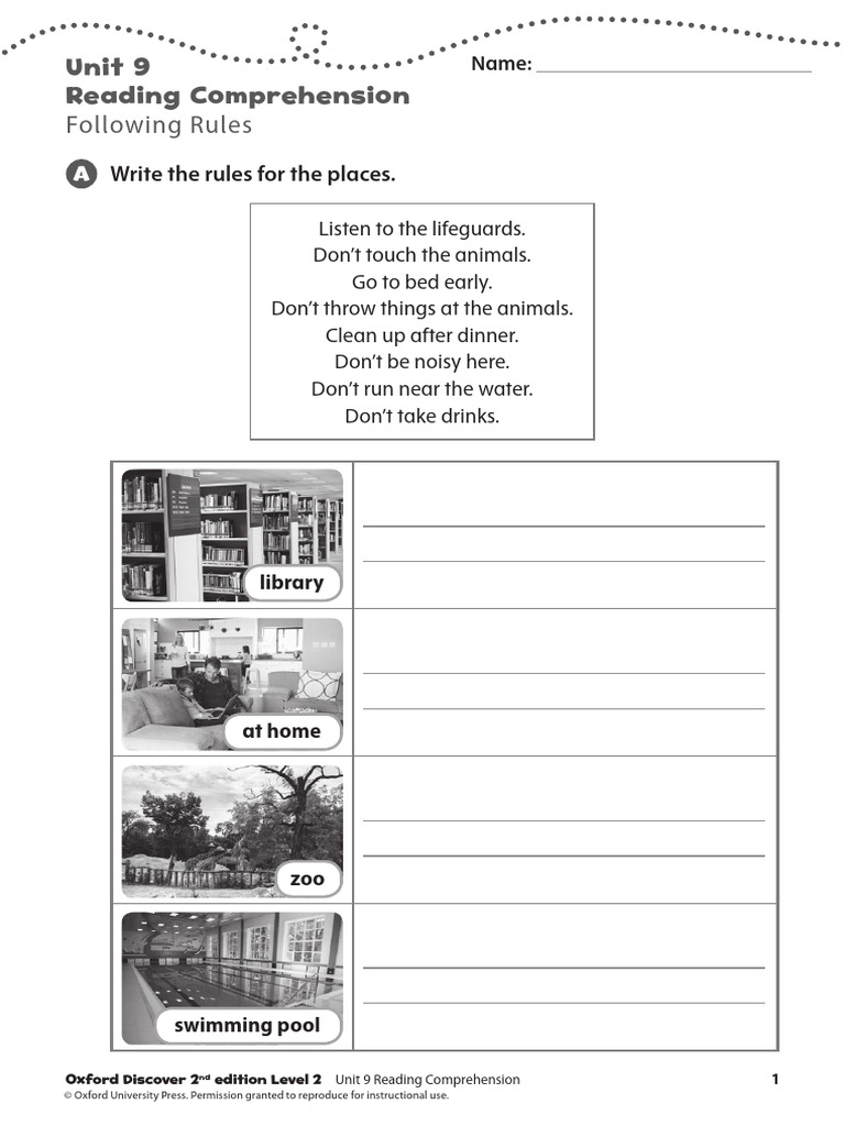 OD2e L2 Reading Comprehension WS | PDF