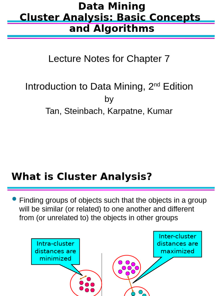Cluster Analysis: Distance Calculations | PDF | Cluster Analysis ...