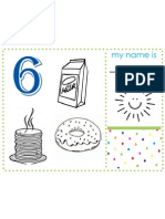 Birthday Placemat 6