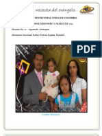 Informe Misionero a Marzo 2012 - Apartó