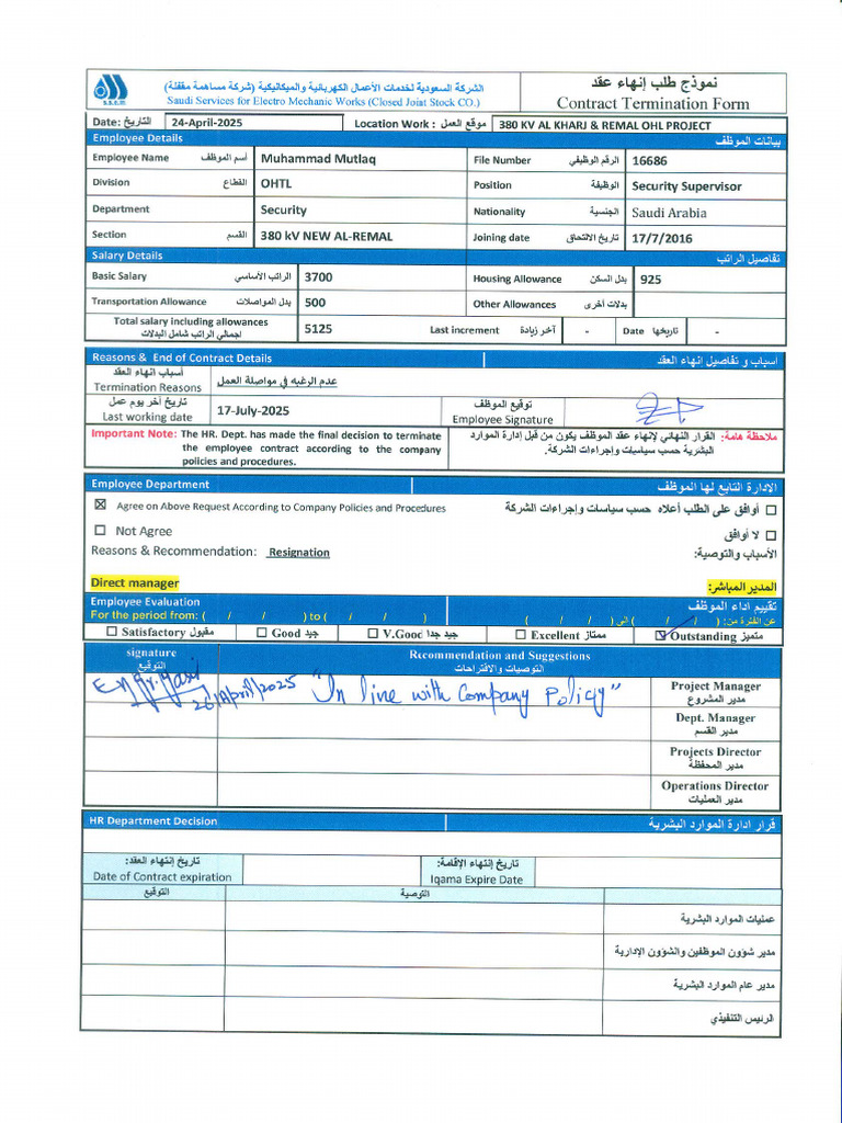 End of Contract File # 16686 | PDF