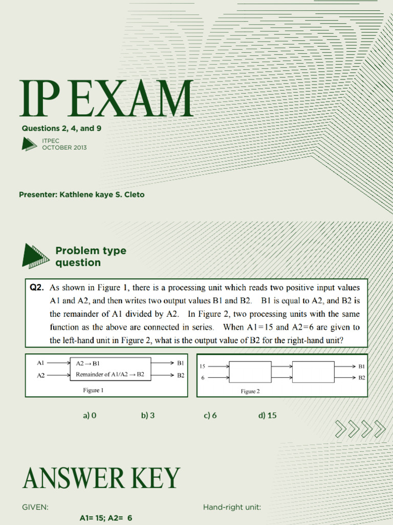 IP Exam Questions and Answers 2013 | PDF | Hard Disk Drive | Software ...