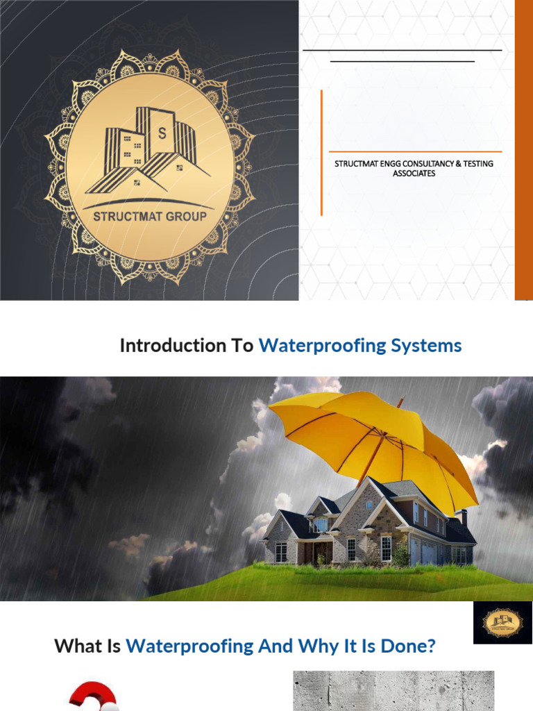 Innovations in Waterproofing Systems | PDF | Concrete | Thermoplastic