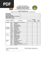 PNP SAR Equipment Checklist | PDF | Consumer Goods | Tools