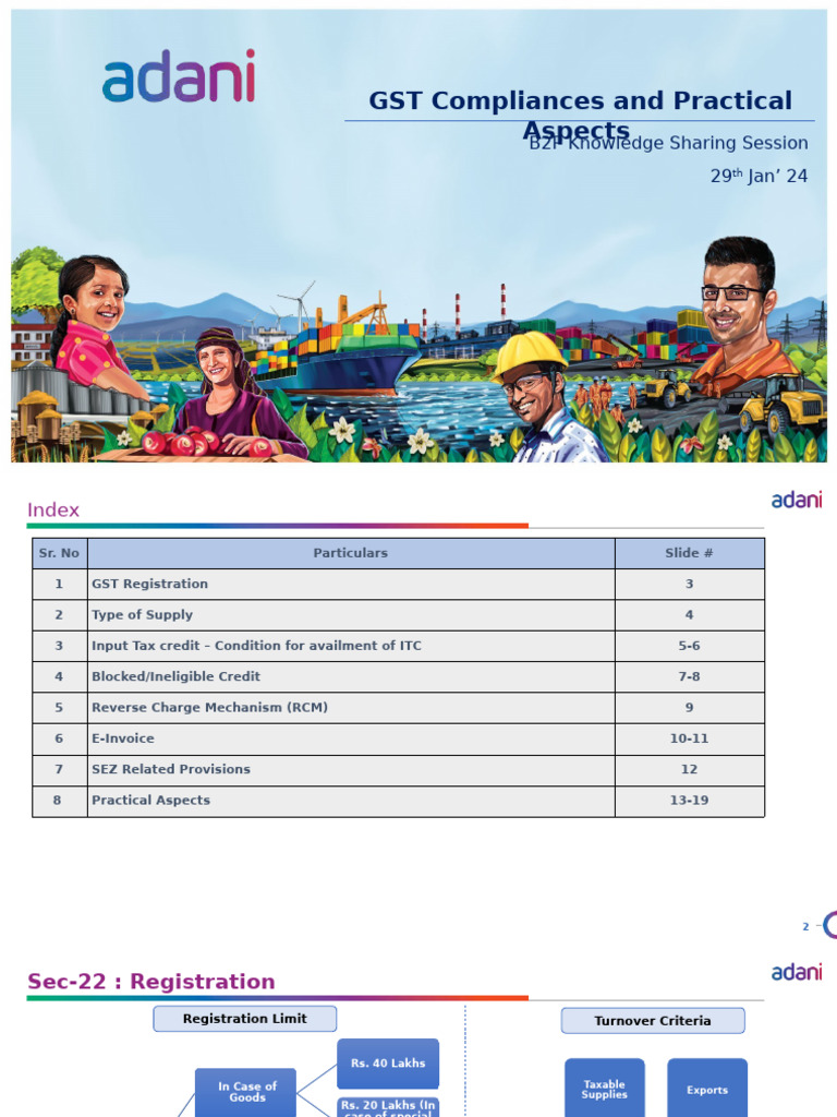 B2P - GST Knowledge Sharing Session | PDF | Invoice | Taxes