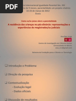 A residência das crianças no pós-divórcio