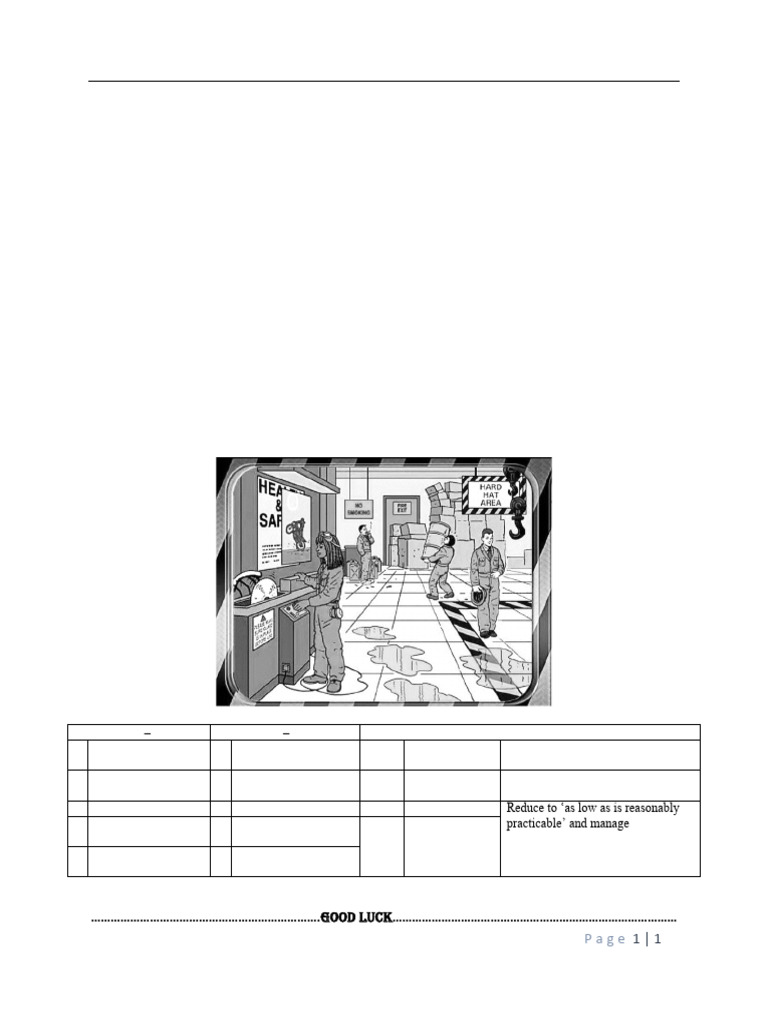 Quiz # 1 OHS | PDF