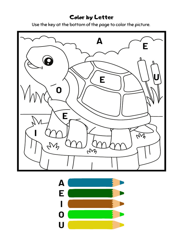Color by Letter Activity Guide | PDF