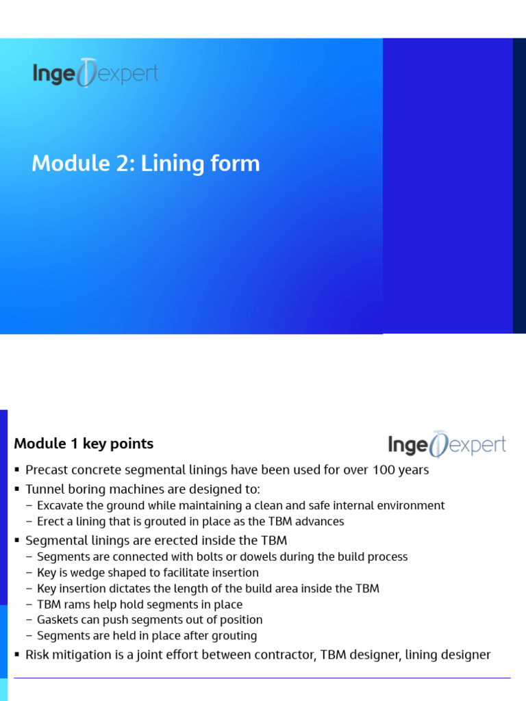 Precast Concrete Segmental Linings Guide | PDF