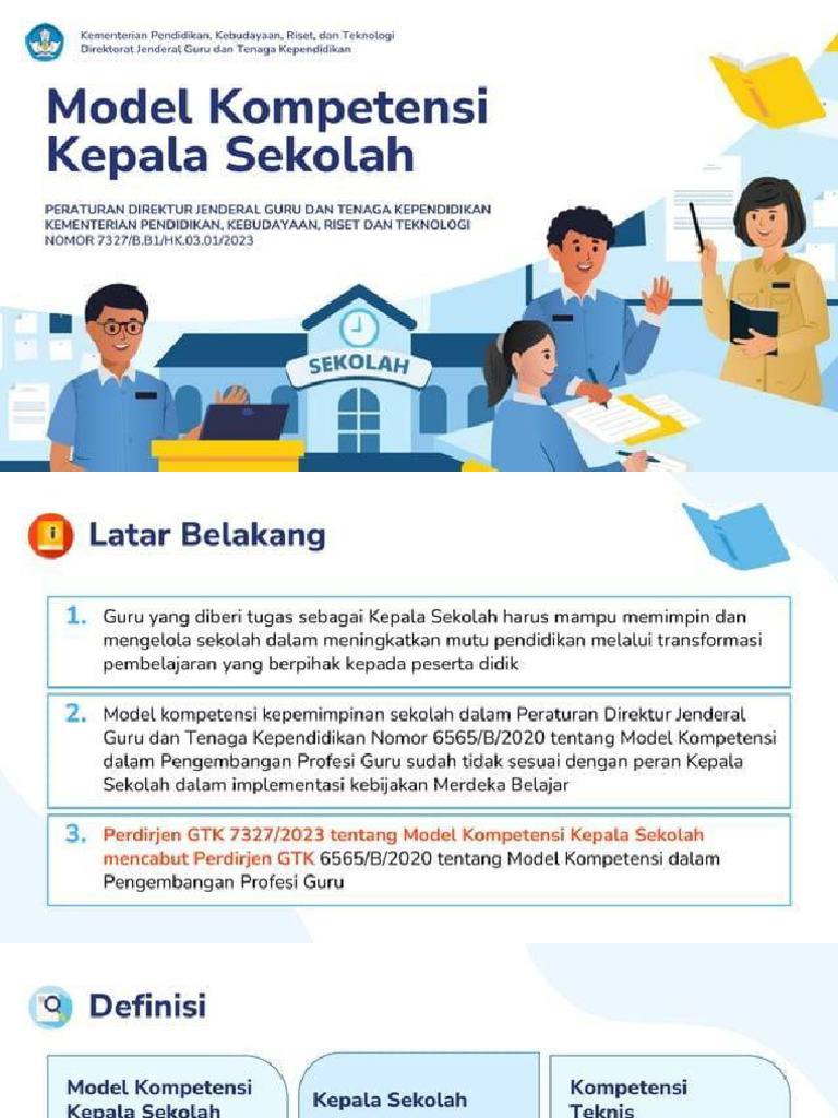 Model Kompetensi Kepala Sekolah Pdf
