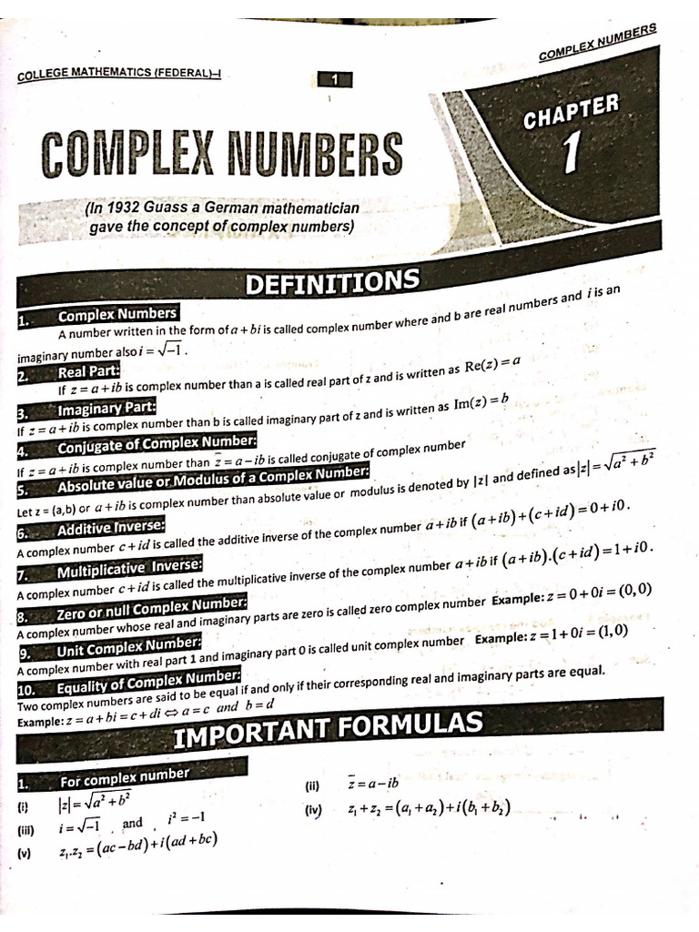 Maths - Formulas (Complete Book) | PDF