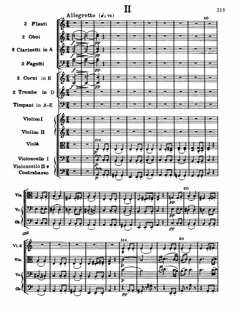 IMSLP06800-Beethoven - Symphony No.7 Mvt.I (Ed. Unger) (Dragged) | PDF