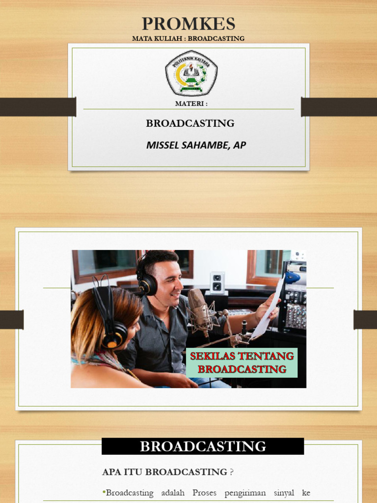 BROADCASTING | PDF