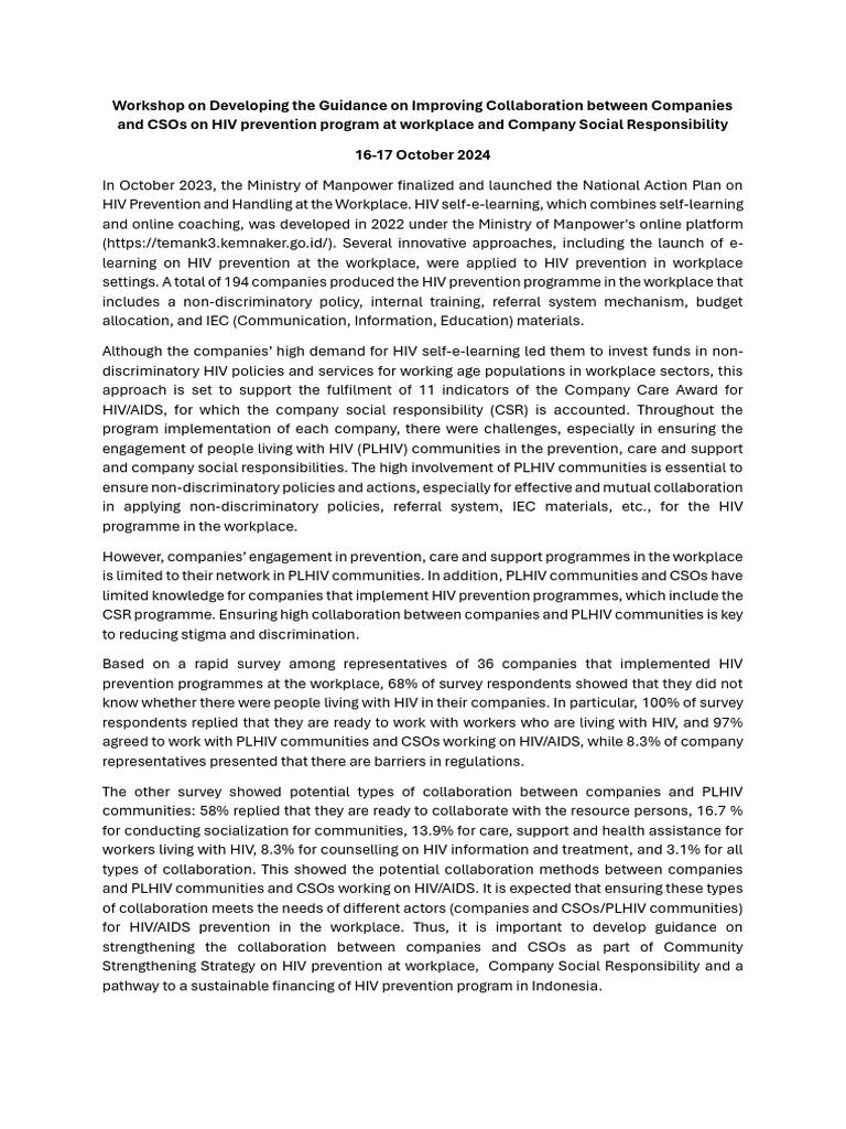 2REV - Workshop On Guidance Development On The Collaboration Between ...