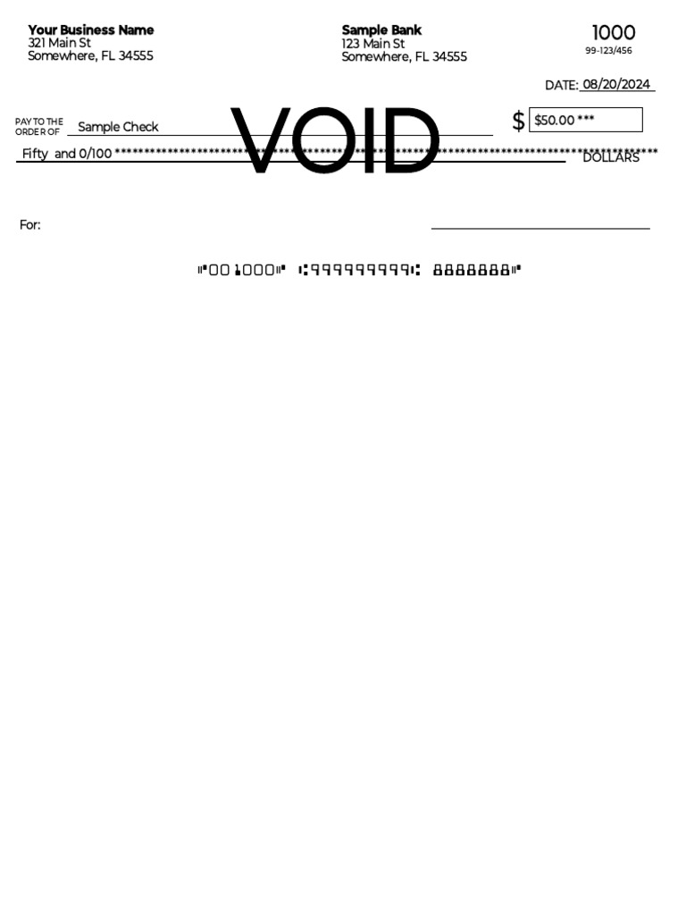 PrintChecks 11 | PDF