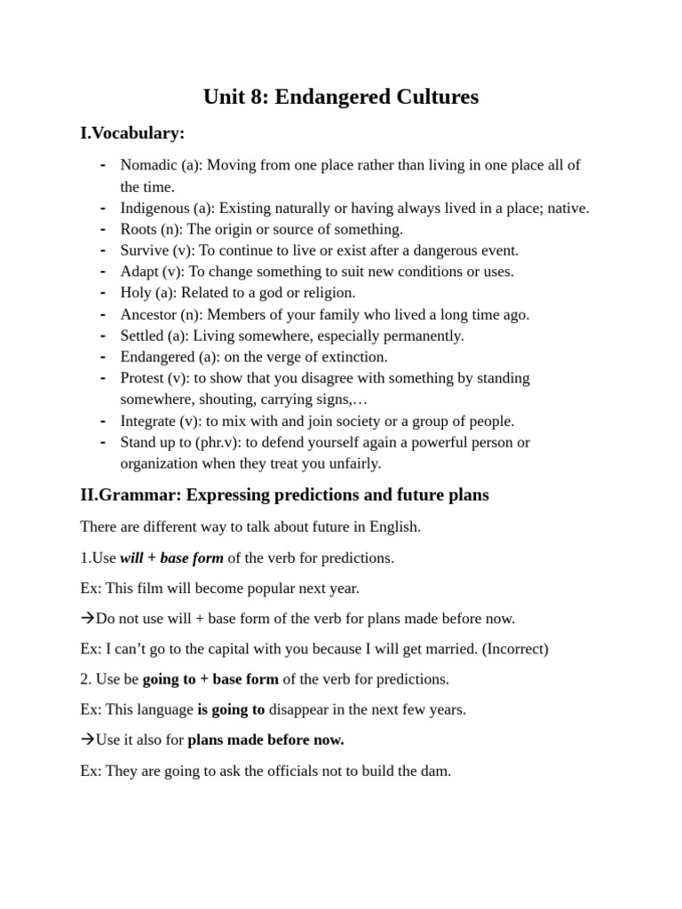 Unit 8 Writting | PDF