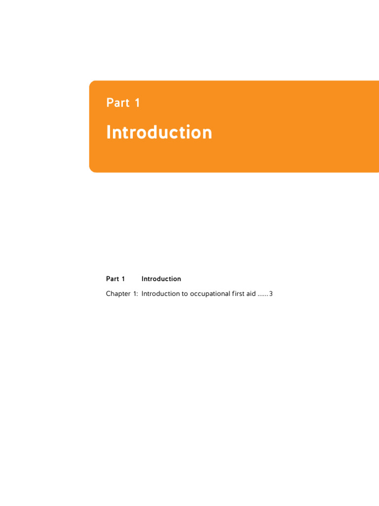 Occupational First Aid Attendant Guide | PDF | First Aid | Occupational ...