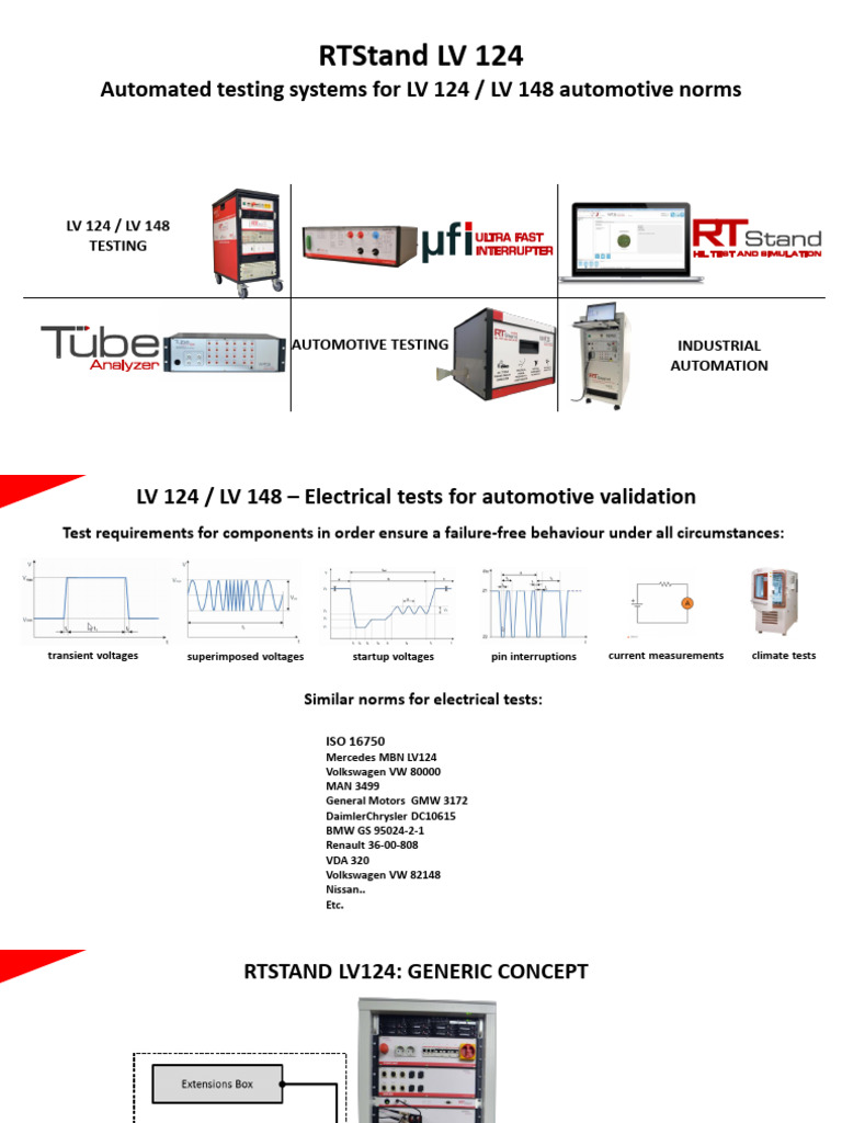 LV 124 Automotive Testing Solutions | PDF | Automation | Computer ...