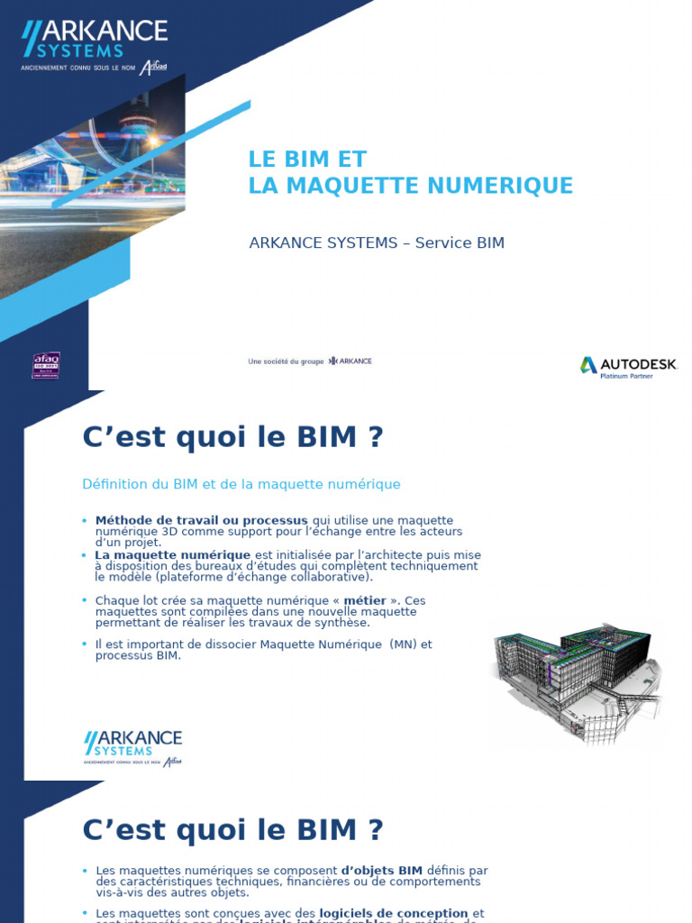 Comprendre le BIM et la maquette numérique | PDF | Building information ...
