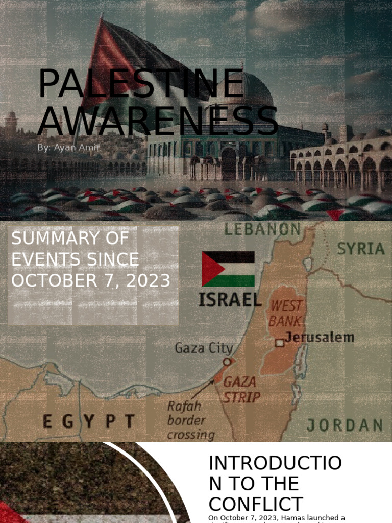 Palestine Awareness | PDF | Gaza Strip | Israel