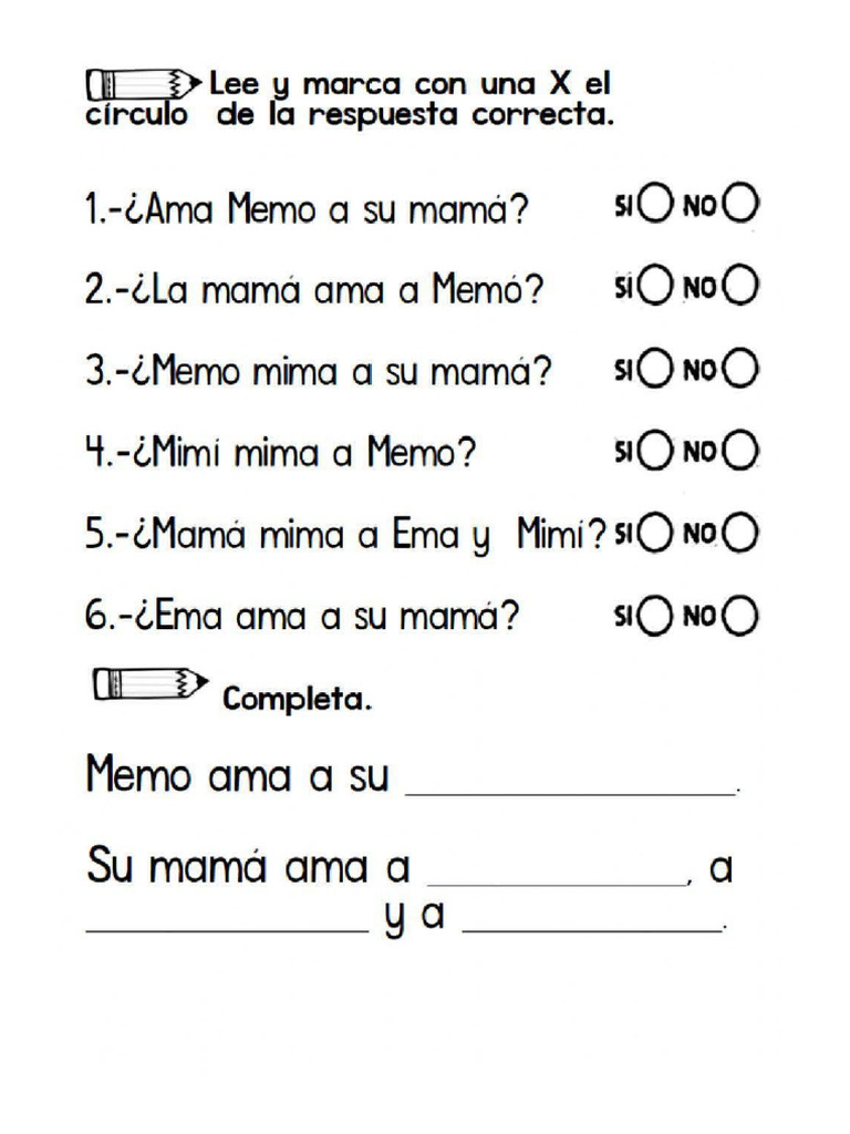 2DO C de Lectura de La Letra M | PDF