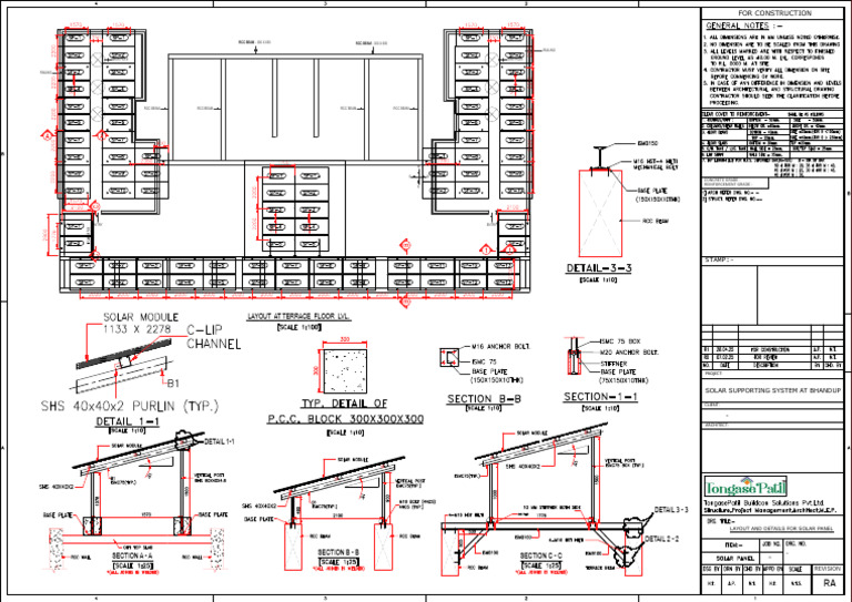 Solar Panel Installation Layout | PDF | Building Engineering ...