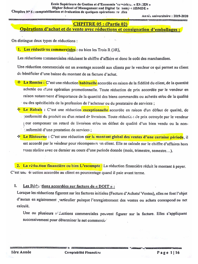 Cour Chapitre N°05 PART N°02 | PDF