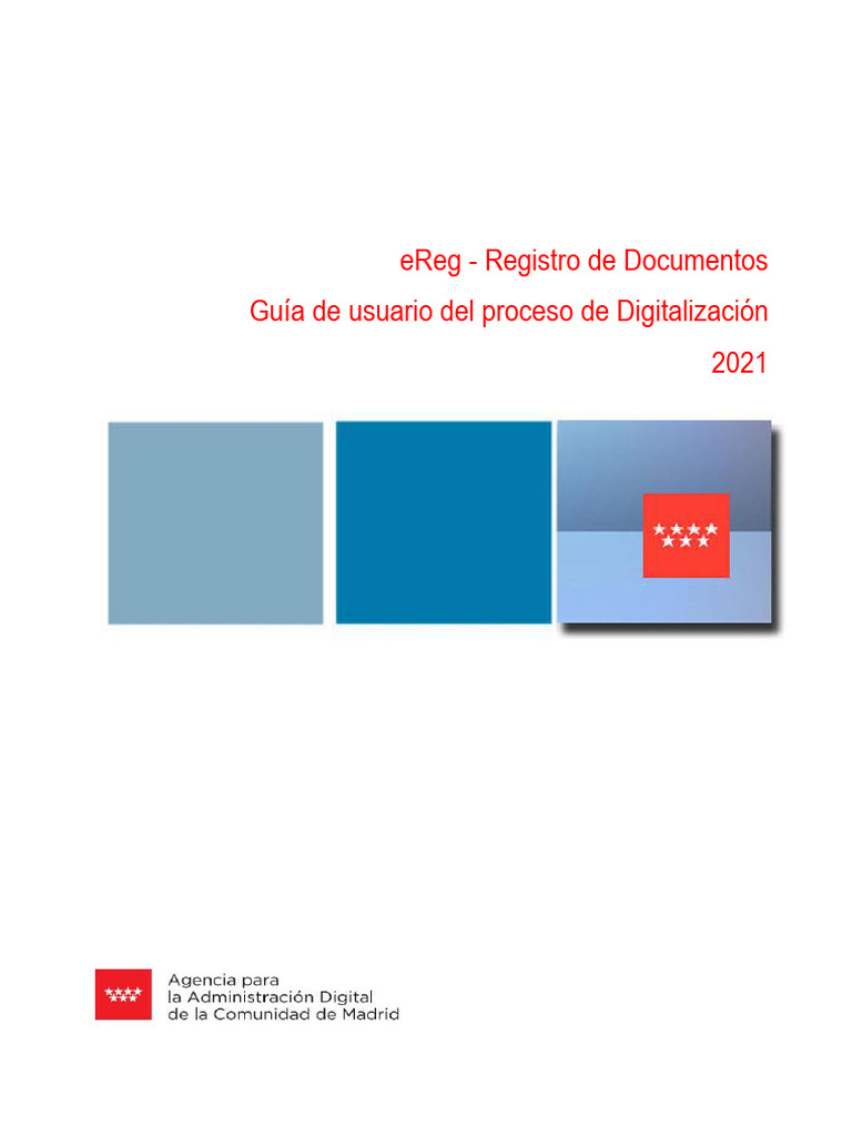 Guía de Usuario eReg: Digitalización Documental | PDF | Escáner de ...