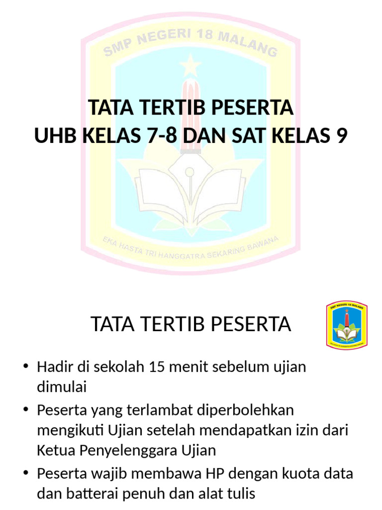 Tata Tertib Peserta | PDF
