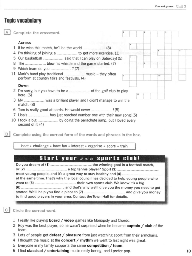 Unit 3 + 6 Destination B1 | PDF